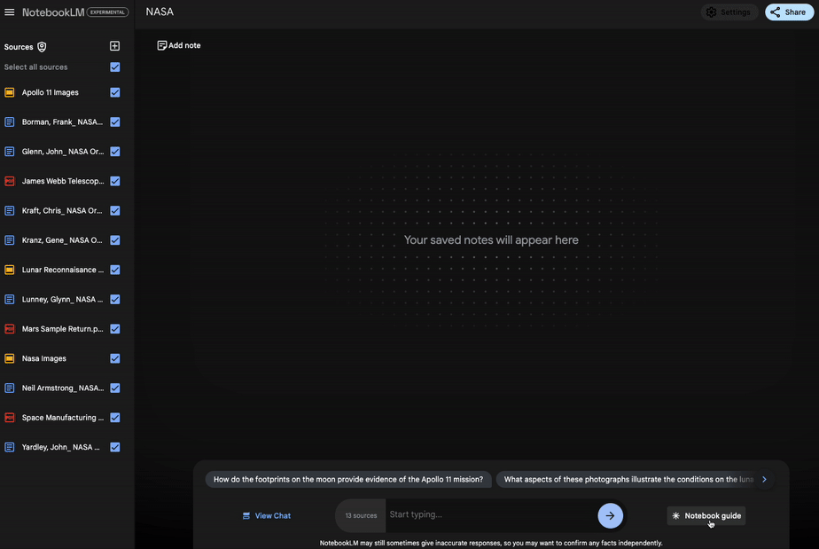 Key Features of NotebookLM
